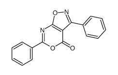 3,6-diphenyl-[1,2]oxazolo[5,4-d][1,3]oxazin-4-one结构式