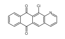 12-chloro-naphtho[2,3-g]quinoline-6,11-dione Structure