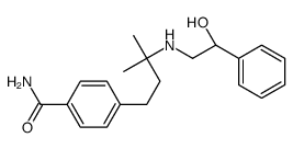 4-(3-(2-hydroxy-2-phenyl)ethylamino-3-methylbutyl)benzamide结构式