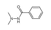 N,N-dimethylhydrazide of benzoic acid Structure
