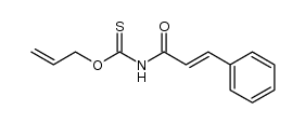 O-(2-propenyl) N-(3-phenylpropenoyl)monothiocarbamate结构式