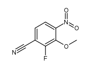 2-fluoro-3-methoxy-4-nitrobenzonitrile Structure