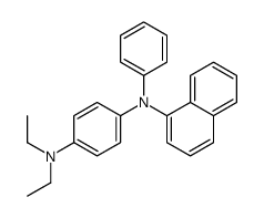 1-N,1-N-diethyl-4-N-naphthalen-1-yl-4-N-phenylbenzene-1,4-diamine结构式