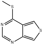 4-(Methylsulfanyl)thieno[3,4-d]pyrimidine结构式