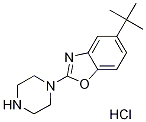 5-tert-butyl-2-piperazin-1-yl-1,3-benzoxazole hydrochloride Structure
