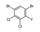 1,5-dibromo-2,3-dichloro-4-fluorobenzene结构式