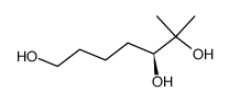 (S)-6-methylheptane-1,5,6-triol Structure