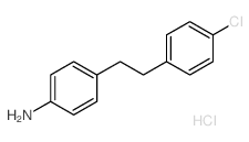 4-[2-(4-chlorophenyl)ethyl]aniline,hydrochloride Structure