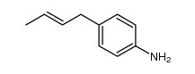 4-but-2-enyl-aniline Structure
