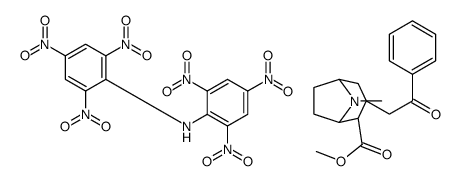 cocaine-dipicrylaminate Structure