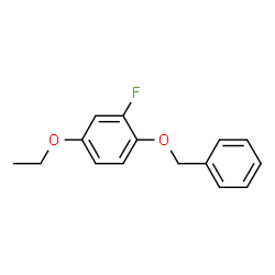 4-Ethoxy-2-fluoro-1-(phenylmethoxy)benzene structure