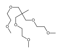 1,3-bis(2-methoxyethoxy)-2-(2-methoxyethoxymethyl)-2-methylpropane结构式