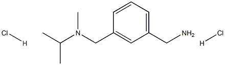 (3-{[methyl(propan-2-yl)amino]methyl}phenyl)methanamine dihydrochloride Structure