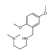 N-[(2,5-dimethoxyphenyl)methyl]-N',N'-dimethylpropane-1,3-diamine结构式