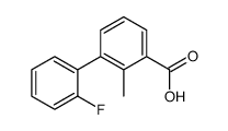 3-(2-fluorophenyl)-2-methylbenzoic acid Structure