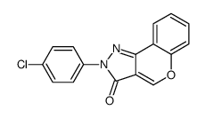 2-(4-chlorophenyl)chromeno[4,3-c]pyrazol-3-one Structure