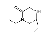 (5R)-1,5-Diethyl-2-piperazinone Structure