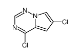 4,6-Dichloropyrrolo[2,1-f][1,2,4]triazine Structure