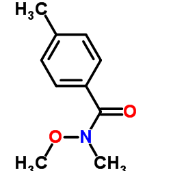 4,N-DIMETHYL-N-METHOXYBENZAMIDE structure