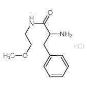 2-Amino-N-(2-methoxyethyl)-3-phenylpropanamide hydrochloride Structure