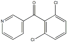 (2,6-dichlorophenyl)-pyridin-3-ylmethanone结构式