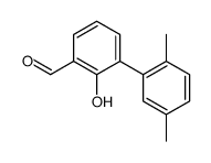 3-(2,5-dimethylphenyl)-2-hydroxybenzaldehyde Structure