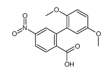 2-(2,5-dimethoxyphenyl)-4-nitrobenzoic acid结构式
