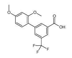 3-(2,4-dimethoxyphenyl)-5-(trifluoromethyl)benzoic acid Structure