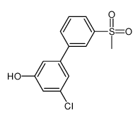 3-chloro-5-(3-methylsulfonylphenyl)phenol结构式
