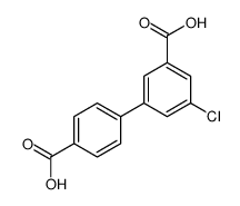 3-(4-carboxyphenyl)-5-chlorobenzoic acid结构式