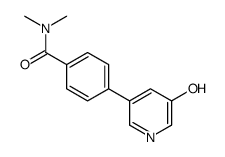 4-(5-hydroxypyridin-3-yl)-N,N-dimethylbenzamide结构式