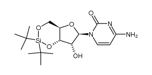 3',5'-O-(Di-tert-butylsilanediyl)cytidine结构式