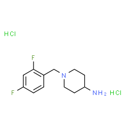 1-(2,4-Difluorobenzyl)piperidin-4-aminedihydrochloride structure