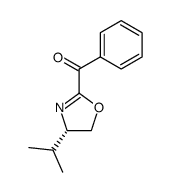 (-)-(S)-4,5-dihydro-4-isopropyloxazol-2-yl phenyl ketone Structure