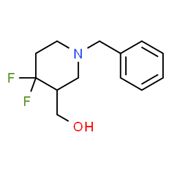 (1-Benzyl-4,4-difluoropiperidin-3-yl)methanol图片