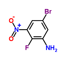 5-Bromo-2-fluoro-3-nitroaniline Structure