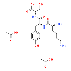 lysyl-tyrosyl-serine acetate结构式