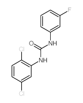 Urea,N-(2,5-dichlorophenyl)-N'-(3-fluorophenyl)- structure