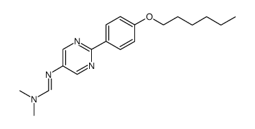 N'-(2-(4-(hexyloxy)phenyl)pyrimidin-5-yl)-N,N-dimethylformimidamide Structure