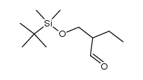 2-(tert-butyldimethylsilanyloxymethyl)butyraldehyde结构式