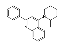 4-(2-methylpiperidin-1-yl)-2-phenylquinoline Structure