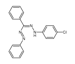 N-(4-chloro-phenyl)-3,N'''-diphenyl-formazan结构式
