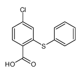 4-chloro-2-phenylsulfanylbenzoic acid结构式