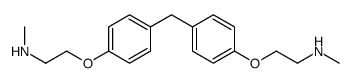 bis(4-(2-methylaminoethoxy)phenyl)methane结构式