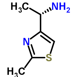 (1S)-1-(2-Methyl-1,3-thiazol-4-yl)ethanamine Structure