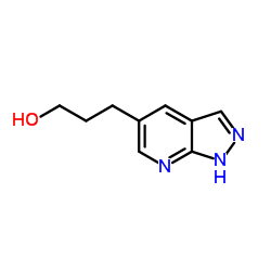 3-(1H-Pyrazolo[3,4-b]pyridin-5-yl)-1-propanol Structure