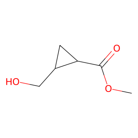 methyl trans-2-(hydroxymethyl)cyclopropane-1-carboxylate Structure