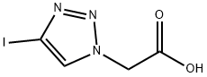 2-(4-Iodo-1H-1,2,3-triazol-1-yl)aceticacid Structure