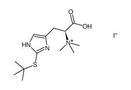 (S)-2-(2-(tert-butylthio)-1H-imidazol-4-yl)-1-carboxy-N,N,N-trimethylethan-1-aminium iodide Structure