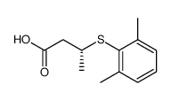 (R)-3-((2,6-dimethylphenyl)thio)butanoic acid Structure